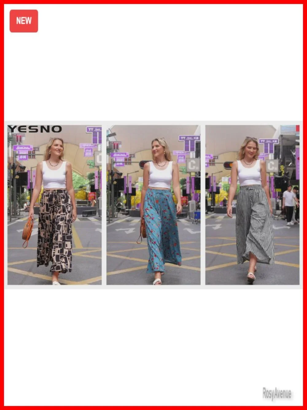 High Waisted Wide Leg Cotton Palazzo Pants with Pockets